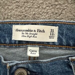 90s straight ultra high rise jean Curve Love